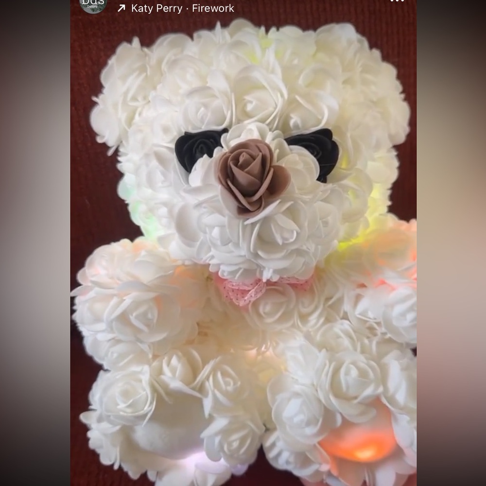 Light up Rose bear